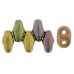 Abalorios Matubo MiniDuo 2.5x4mm Bronze rainbow copper